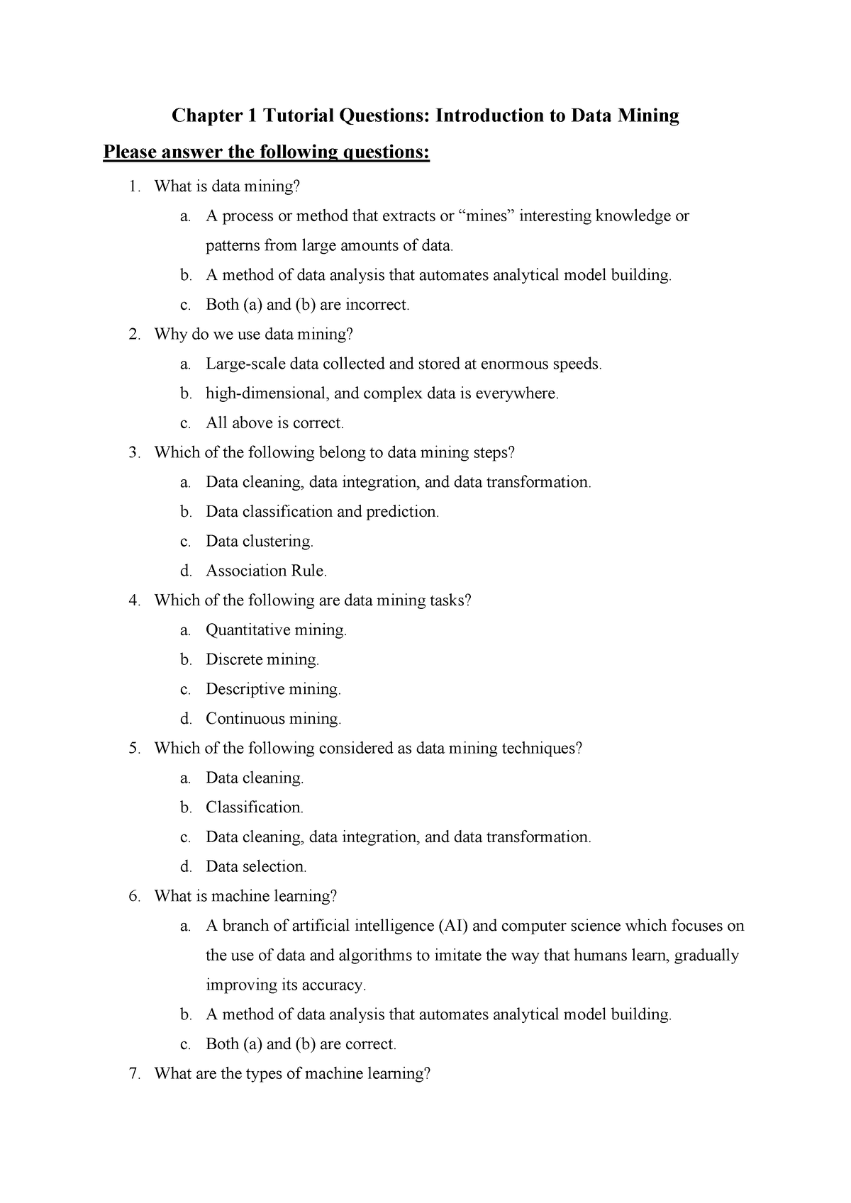 1. STAT243 Chapter 1 Tutorial Questions - Chapter 1 Tutorial Questions ...