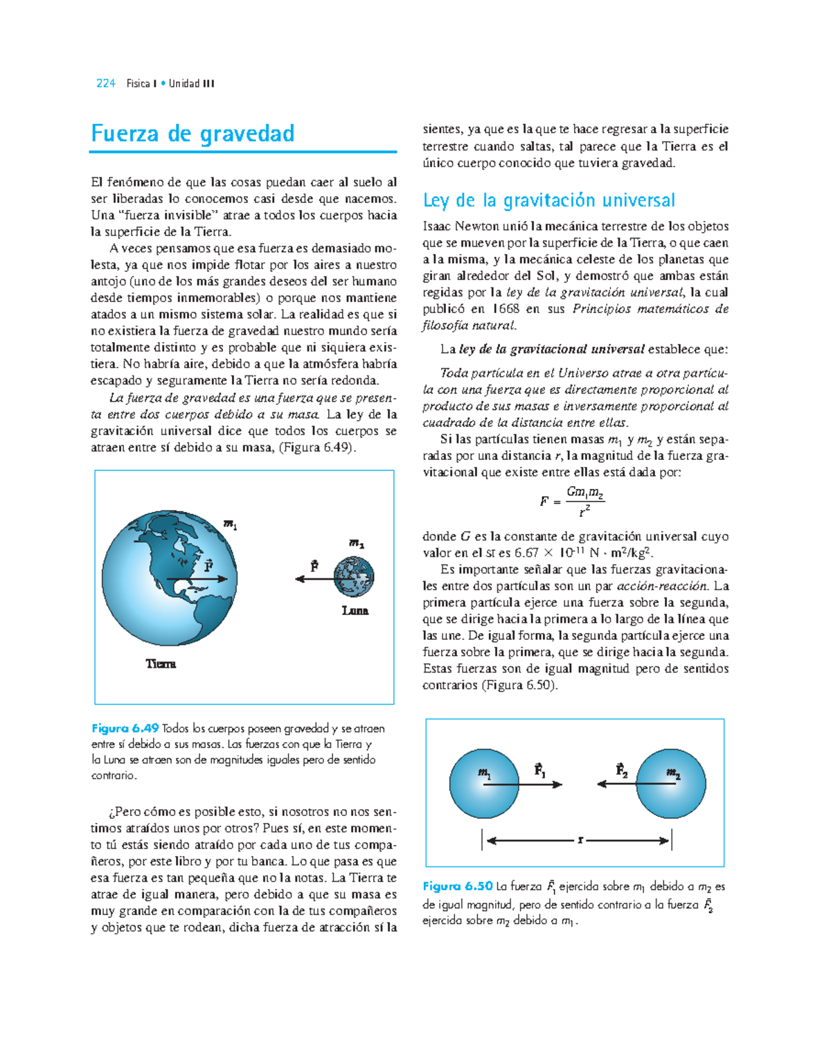 Ley De La Gravitacion Universal Fisica Fis1102 Unam Studocu