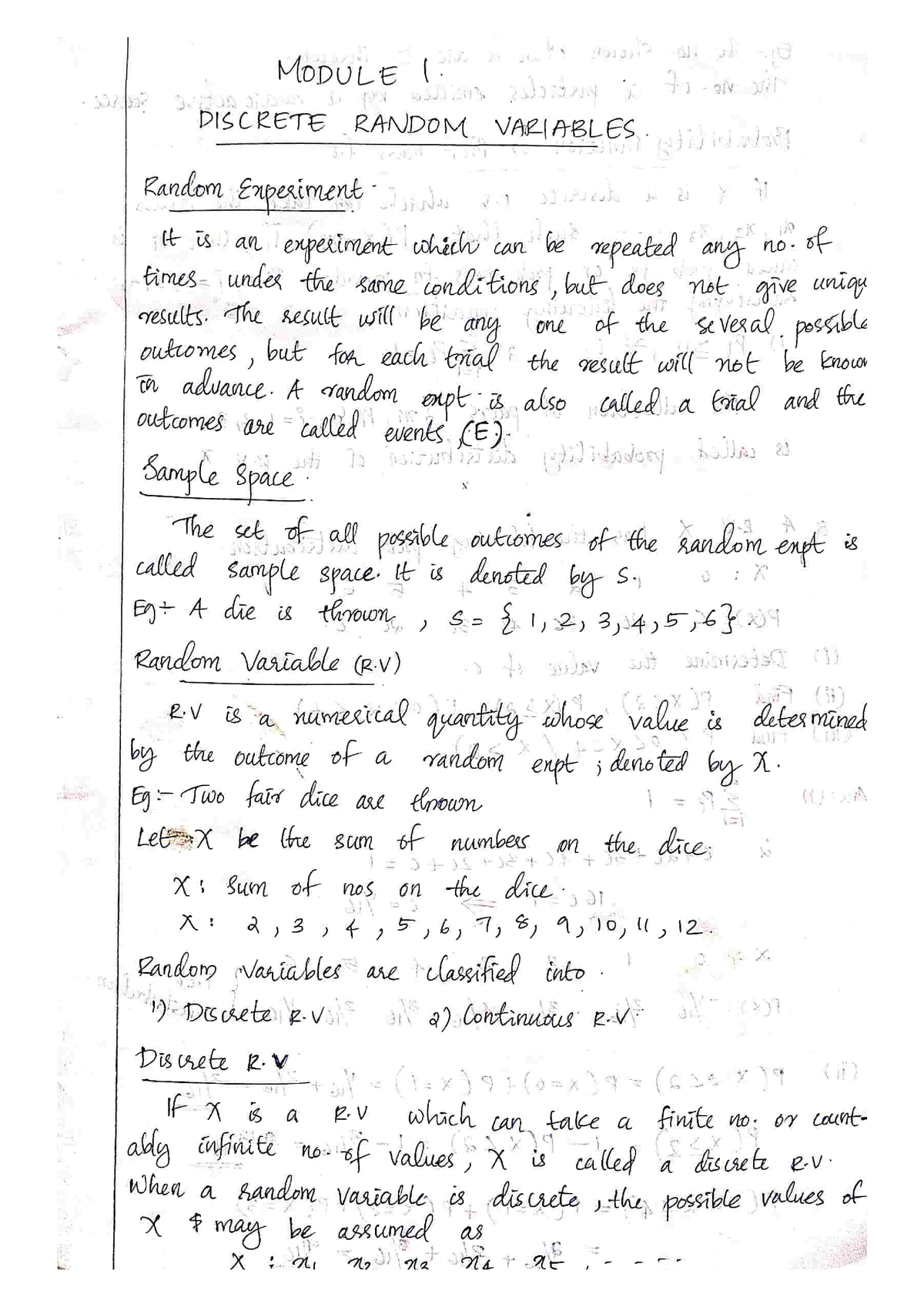 Discrete Random Variable 1 - Probability, Random Process And Numerical ...