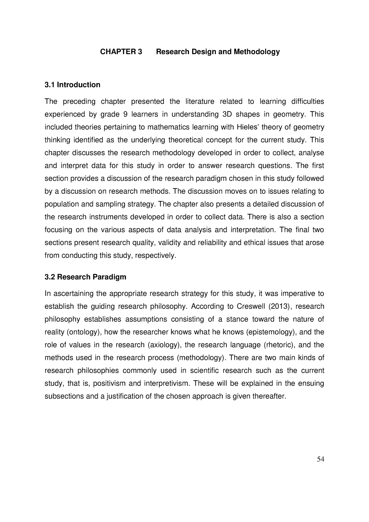 Mathematics-Learners-14 - CHAPTER 3 Research Design and Methodology 3 ...