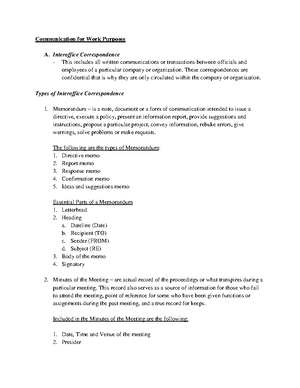 Module 16c Communication for Work Purposes - Identify the benefits of ...