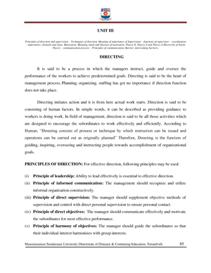 Principles Of Management Unit 4 - UNIT IV Concept Of Control ...