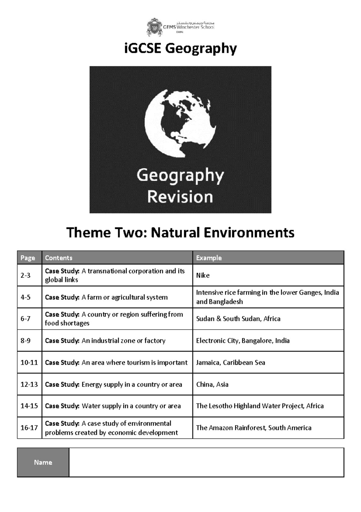 tnc case study igcse geography