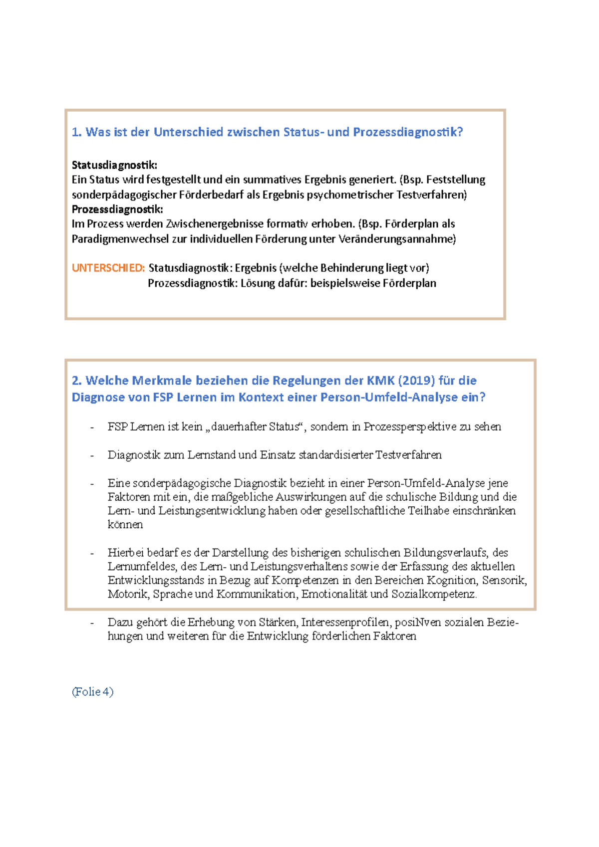 7. Zuschreibung und Feststellung - 1. Was ist der Unterschied zwischen ...