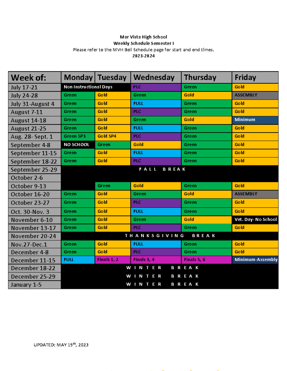 mar vista high school schedule pdf