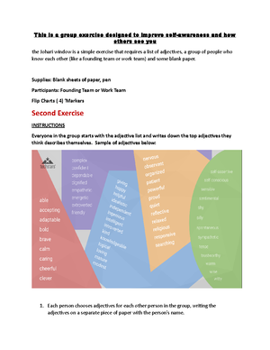 Improve self awareness