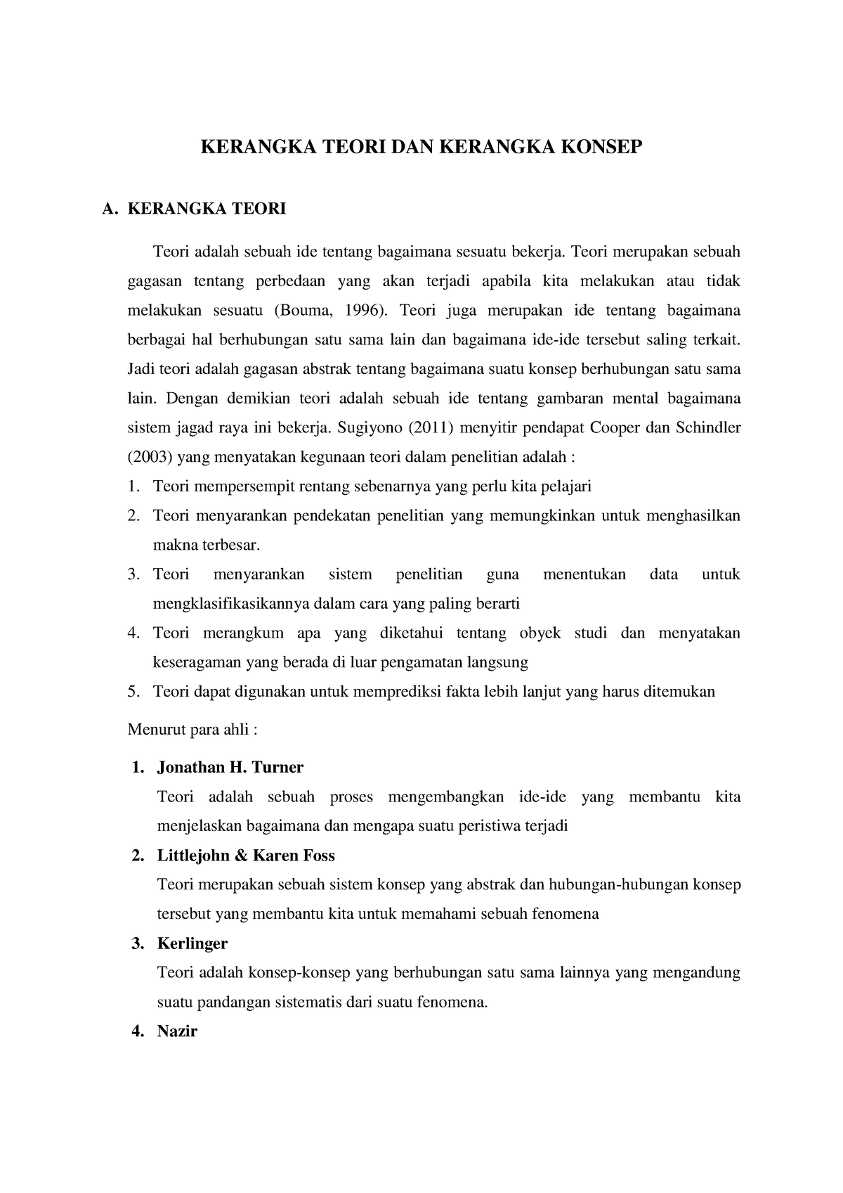 Resume Kerangka Teori Dan Kerangka Konsep Kerangka Teori Dan Kerangka Konsep A Kerangka Teori