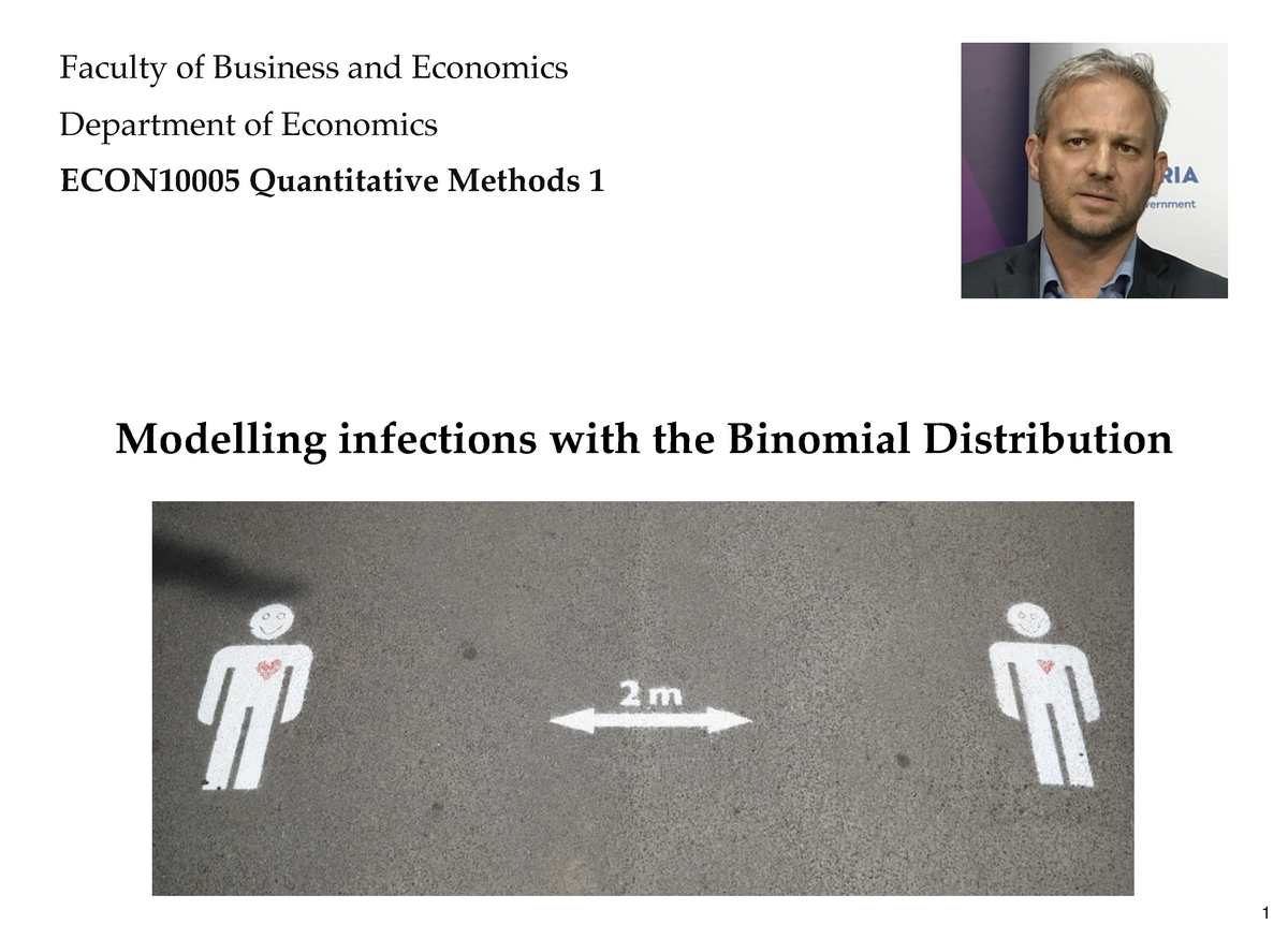 Epidemic - Lecture Notes 1 - Faculty Of Business And Economics ...