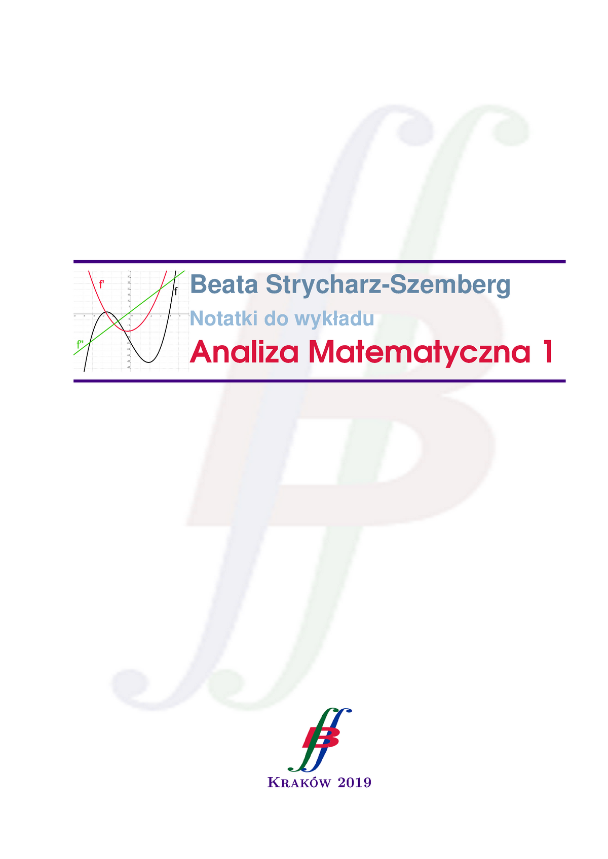 Am1 1 - Notatki Z Wykładu Cz.1 - Beata Strycharz-Szemberg Notatki Do ...