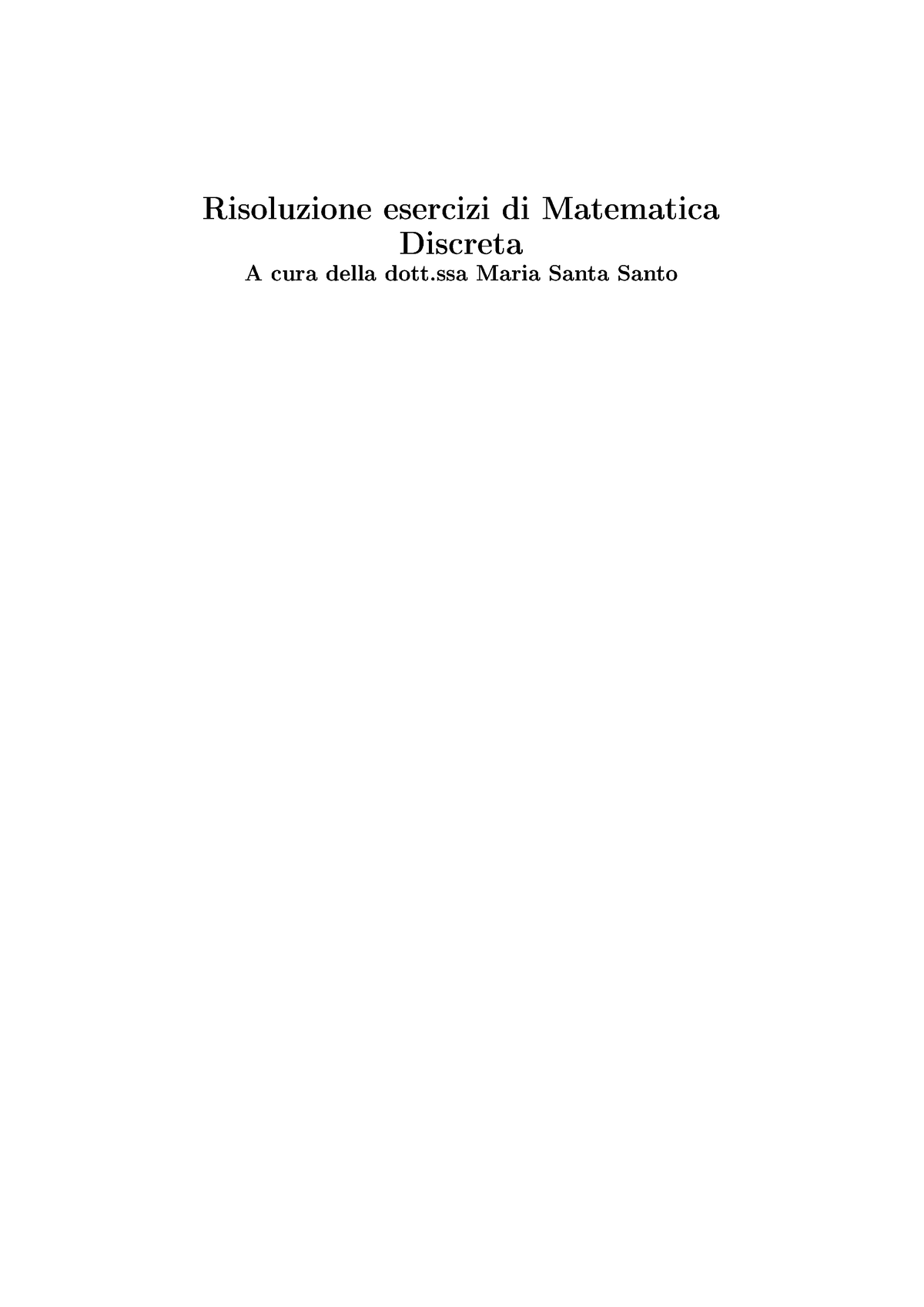 Esercizi Di Matematica Discreta-27pp-11.2015 - S♦ ③ ♦♥ S R ③ T ♠ T S R ...