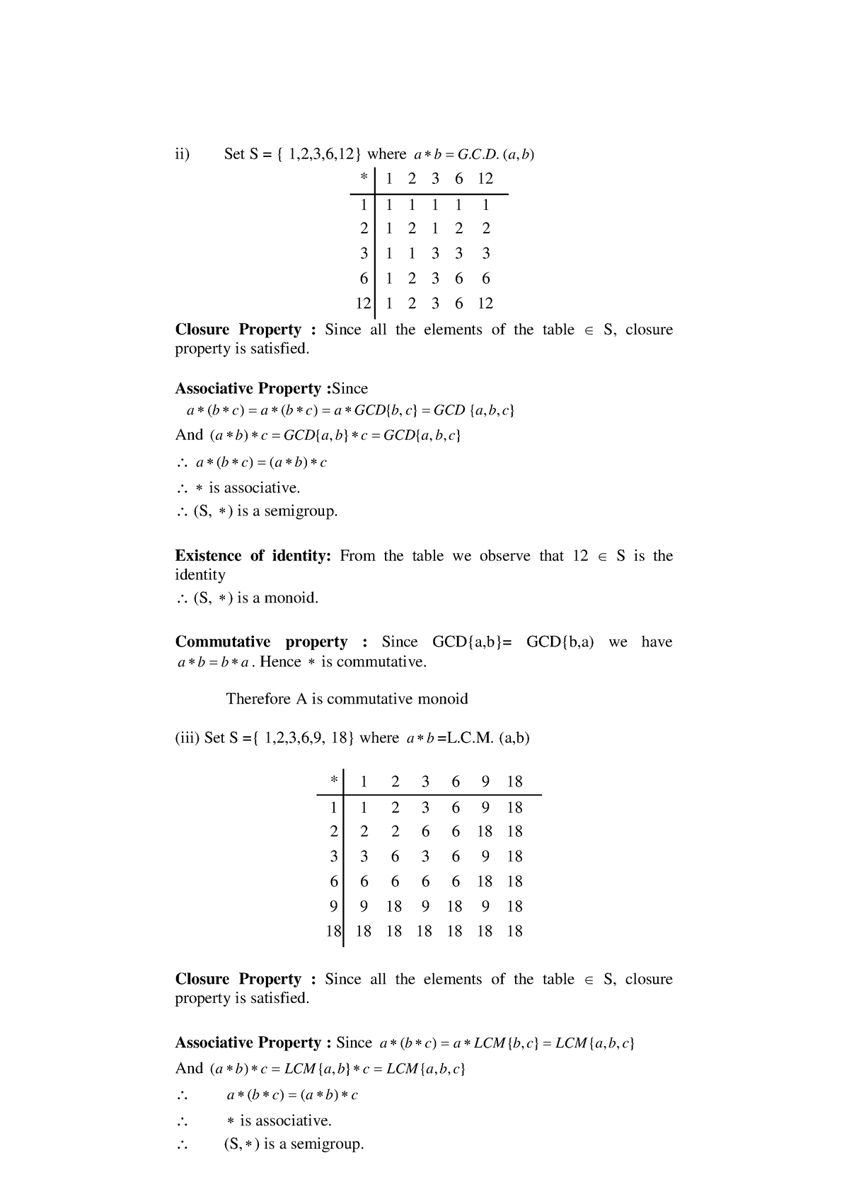 Discrete Mathematics Lecturer Notes PDF-25 - Ii) Set S = { 1,2,3,6,12 ...