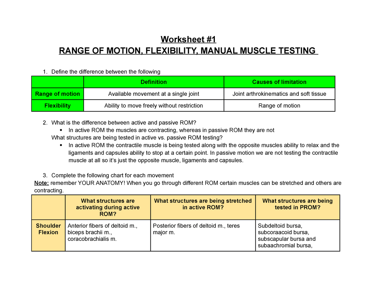 cata-263-worksheet-1-worksheet-range-of-motion-flexibility-manual