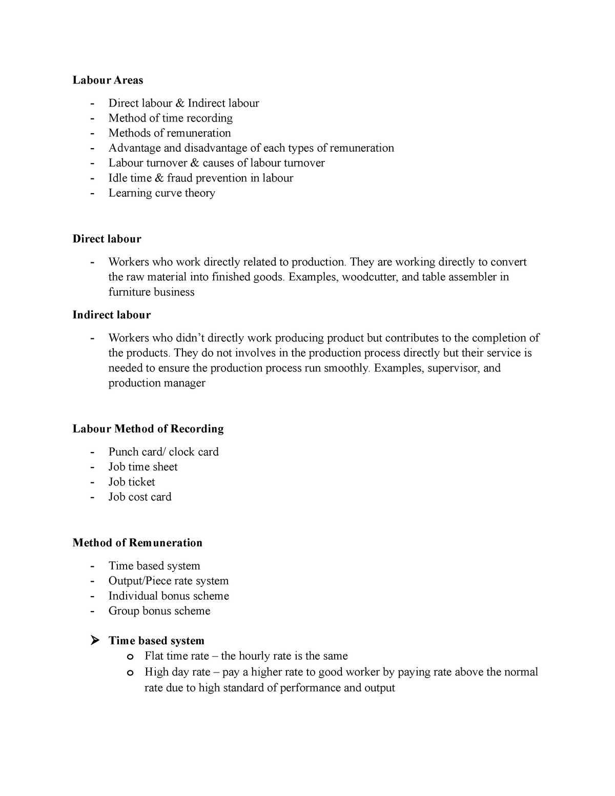 labour-cost-accounting-maf151-labour-areas-direct-labour-indirect