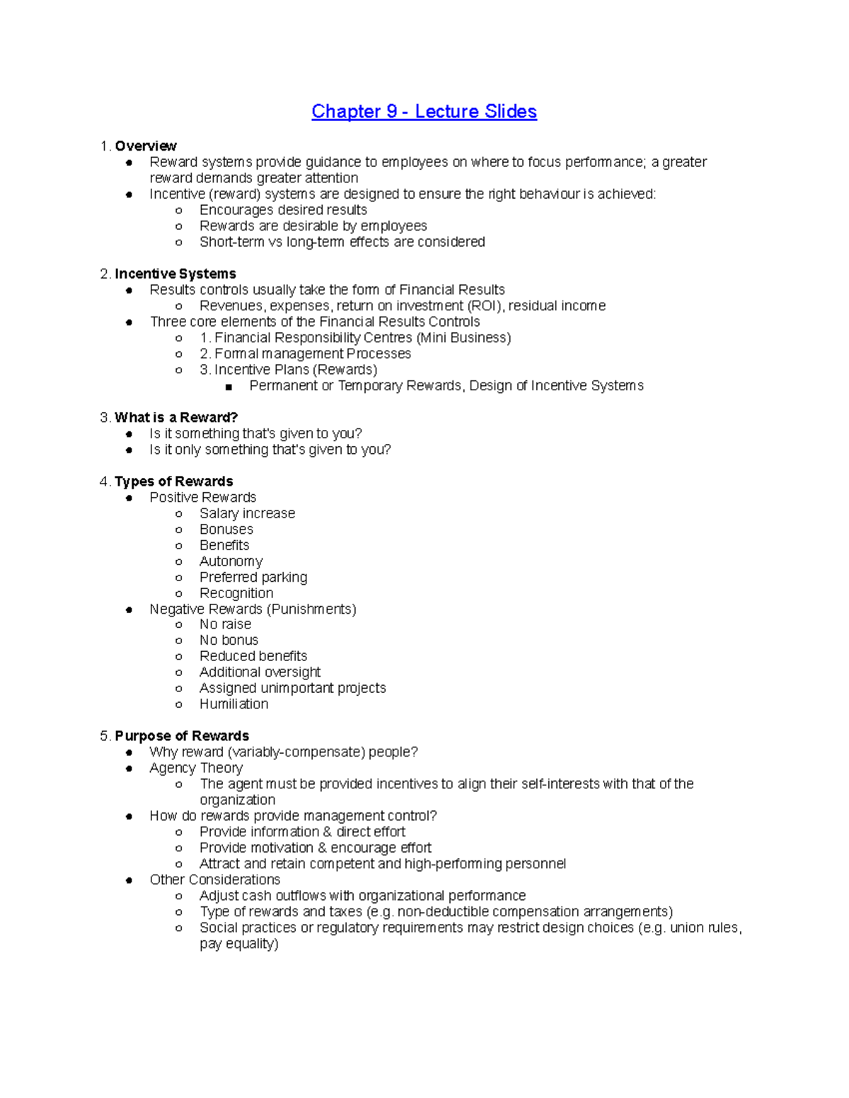 Chapter 9 - Lecture Slides - ADM4345 - uOttawa - Studocu