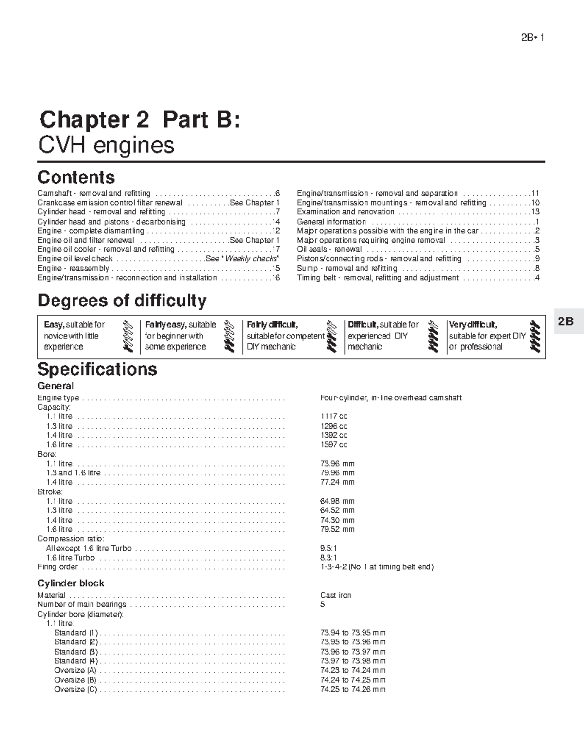 02b - CVH engines FORD - espero que te ayude . - Chapter 2 Part B: CVH ...
