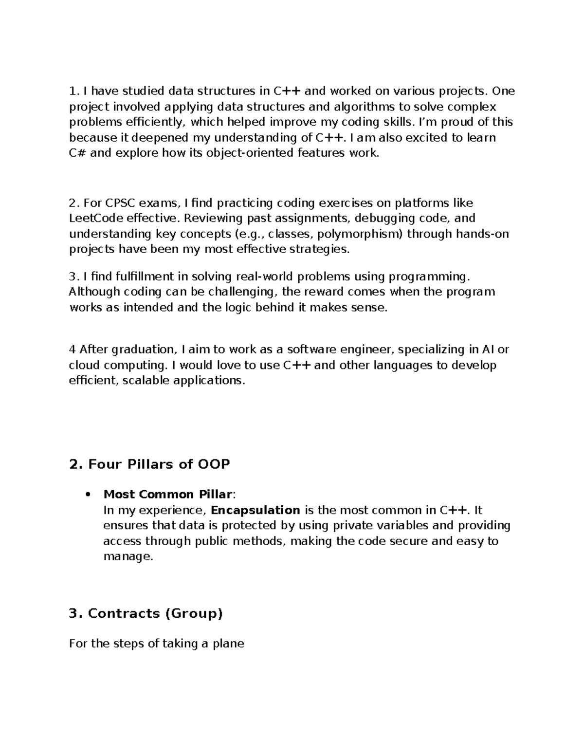 Assignment - 1. I have studied data structures in C++ and worked on ...