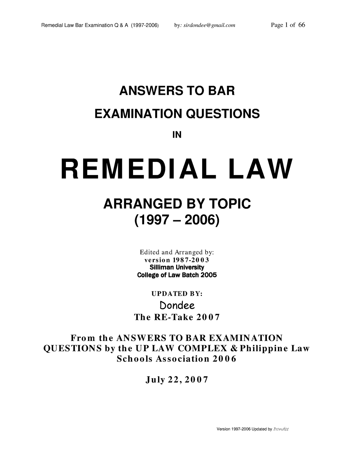 bar exam questions and answers pdf