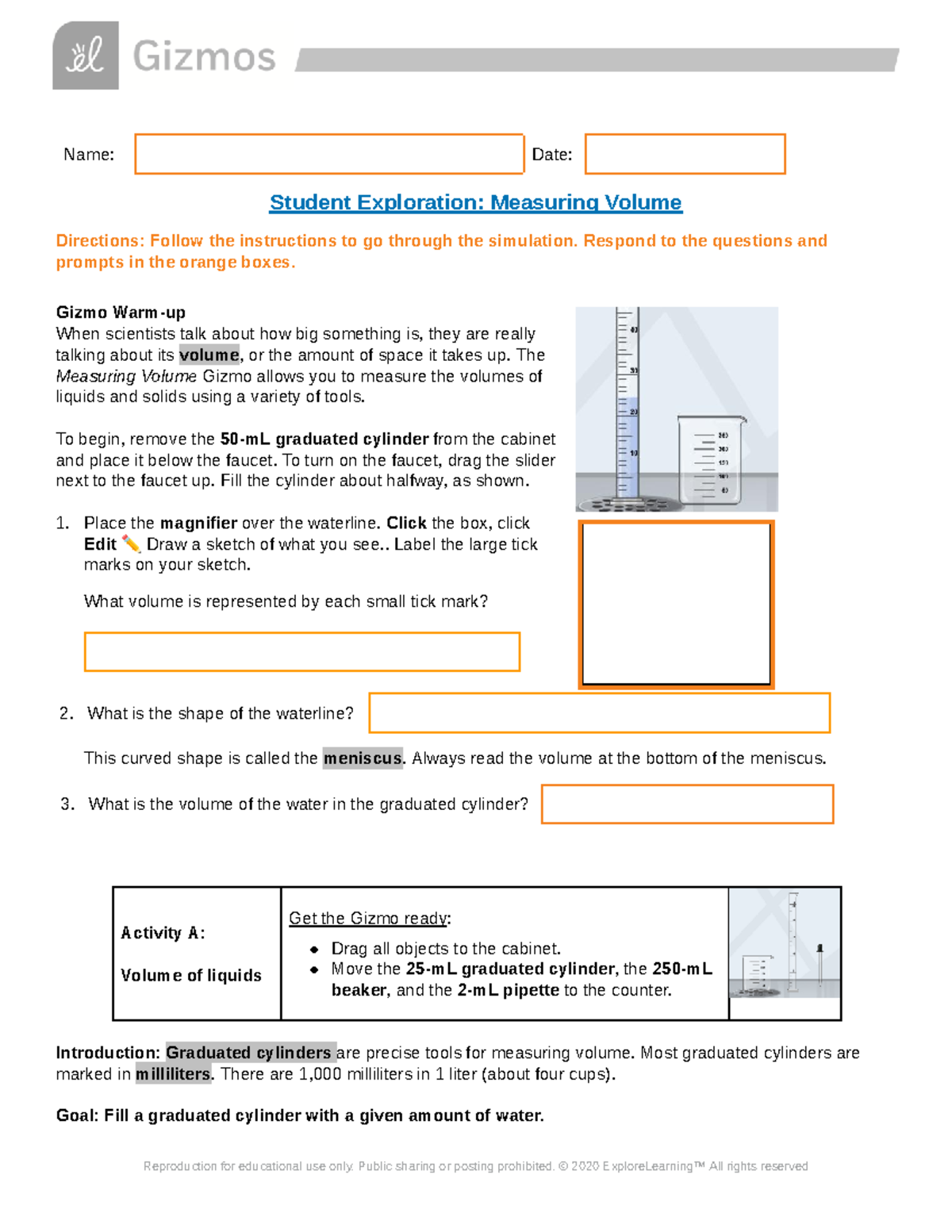 Dylan Rose Volume Gizmos PS Google Docs Name Date Student