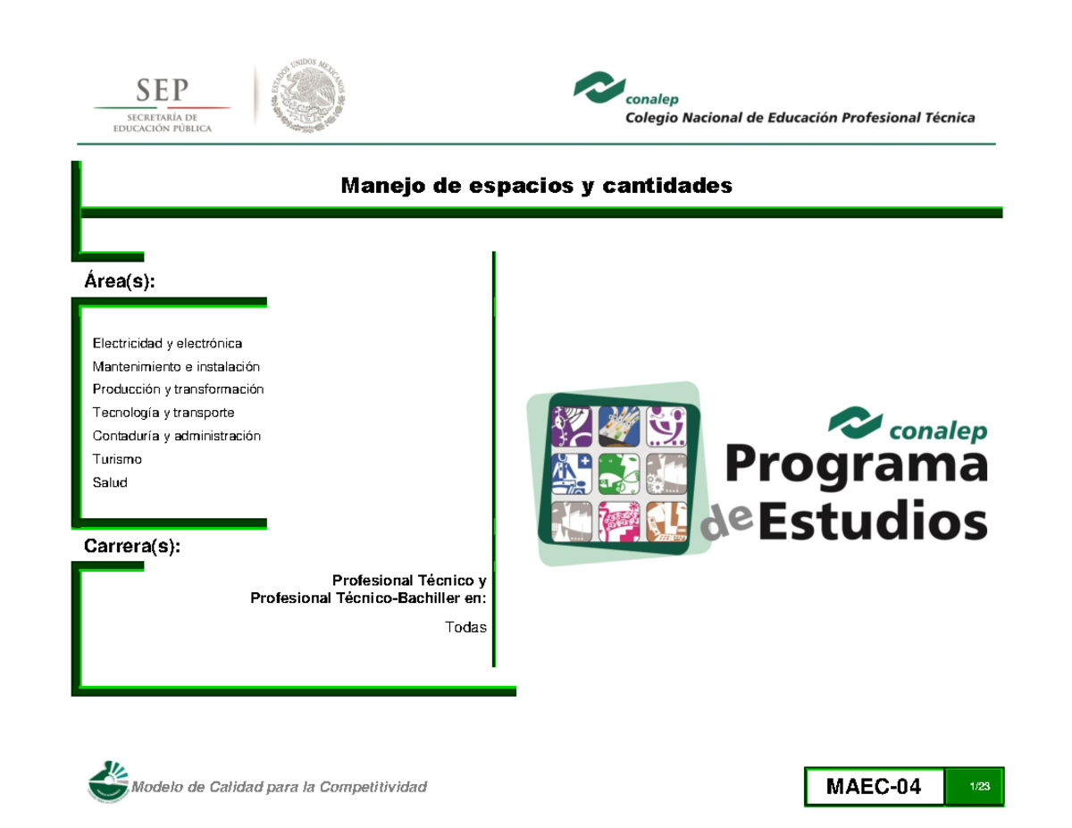 4 Manejo de espacios y cantidades 04 - Manejo de espacios y cantidades