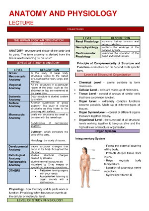 Chapter 14 - Lymphatic System and Immunity - Chapter 14 Lymphatic ...