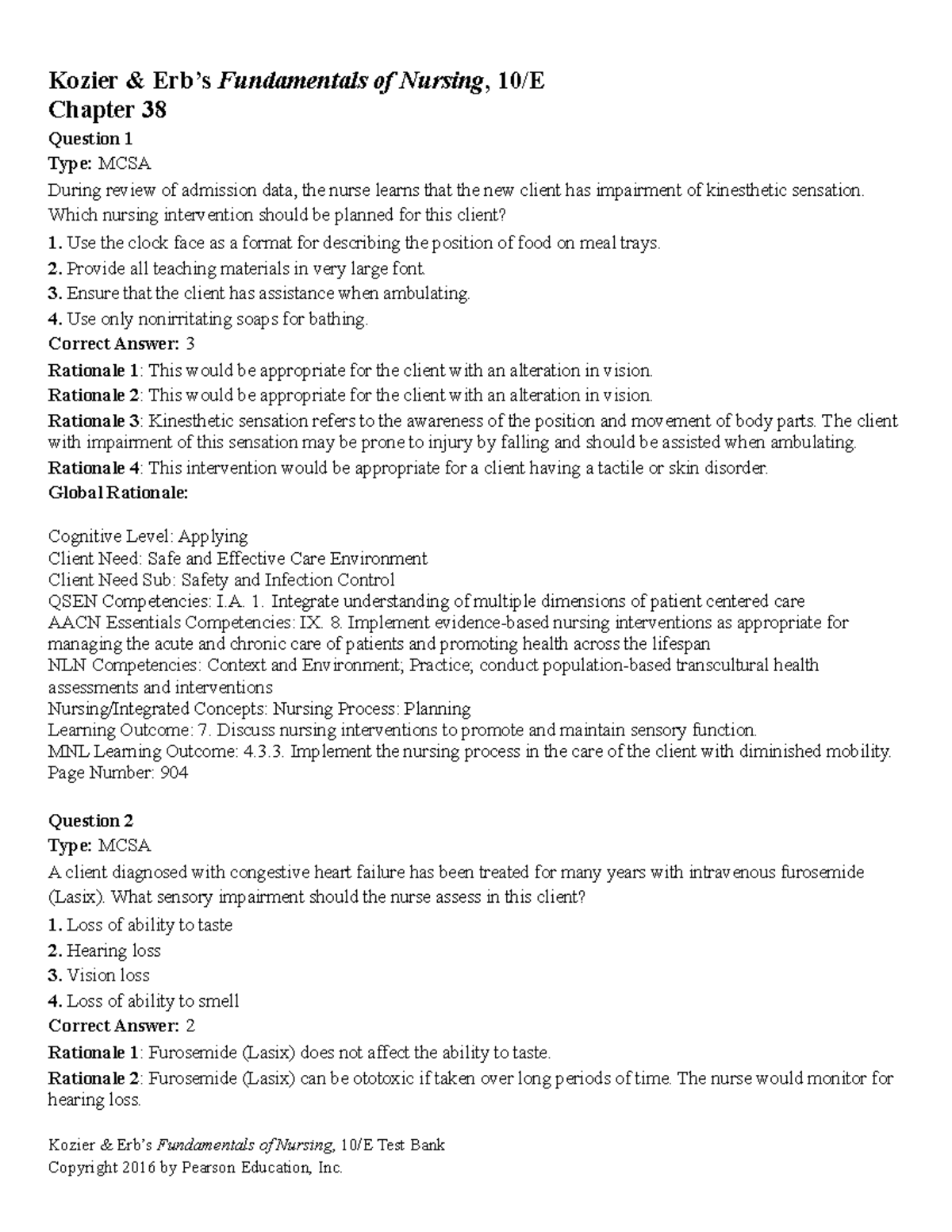 Berman 10e TIF CH38 copy Kozier & Erb’s Fundamentals of Nursing, 10/E
