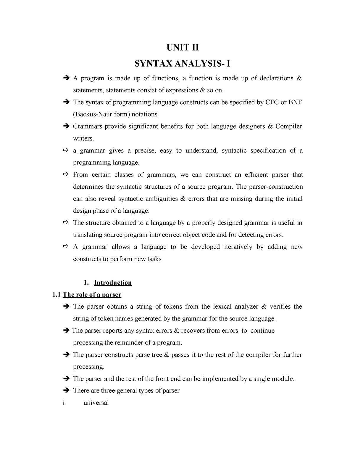 Compiler Design 2 - Compiler Engineering - Studocu