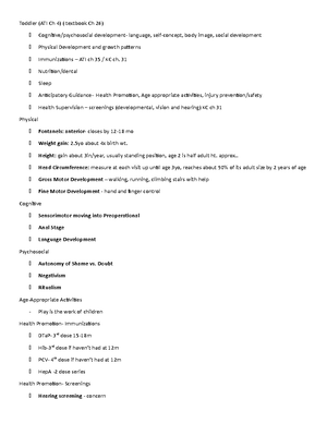 PEDS chapter 30 - Vaughn - Atraumatic care of children and families ...