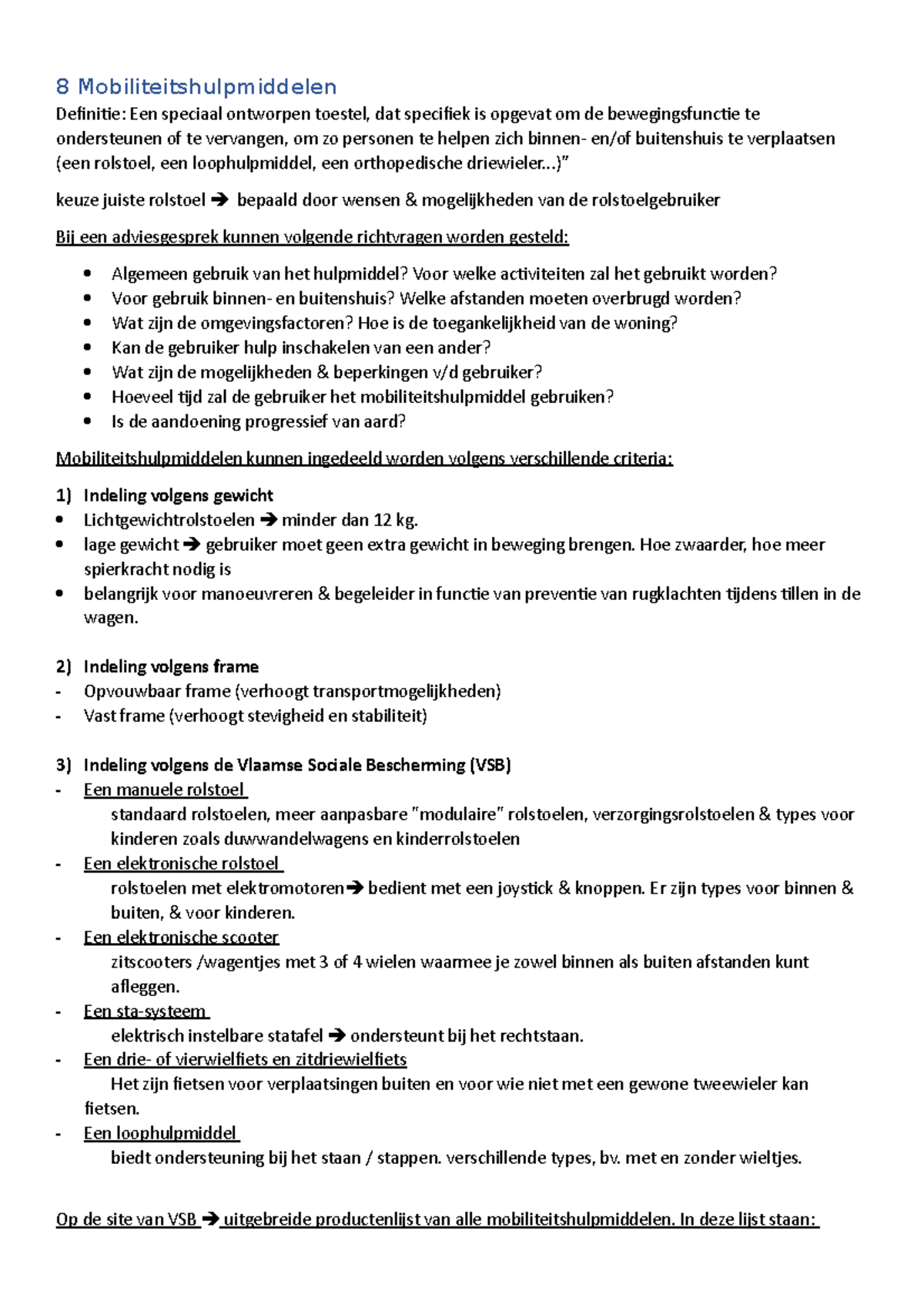 Samenvatting Ergotherapie In De Fysieke Revalidatie 1 - 8 ...