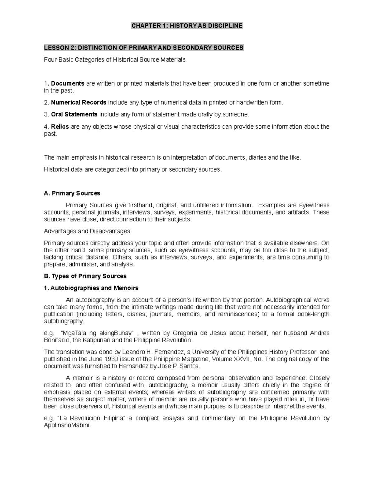 chapter-1-lesson-2-distinction-of-primary-and-secondary-sources