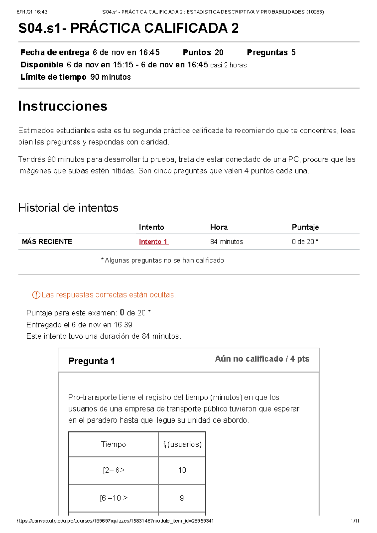 PRACTICA CALIFICADA DE ESTADISTICA INFERENCIAL 2 - * Algunas Preguntas ...