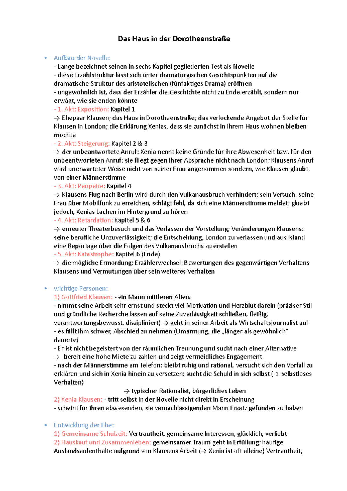 Das Haus In Der Dorotheenstraße Zusammenfassung Haus in der Dorotheenstraße Zusammenfassung Abi - Das Haus in der