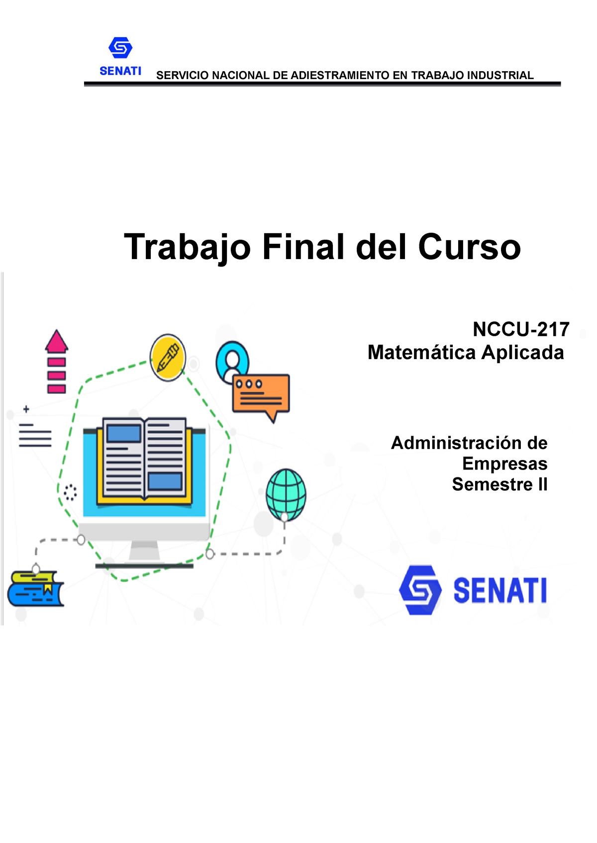 Trabajo Final DE Matematica Aplicada - SERVICIO NACIONAL DE ...