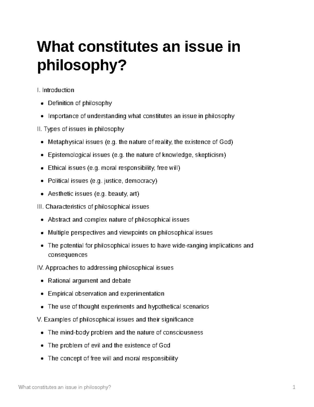 what-constitutes-an-issue-in-philosophy-introduction-definition-of