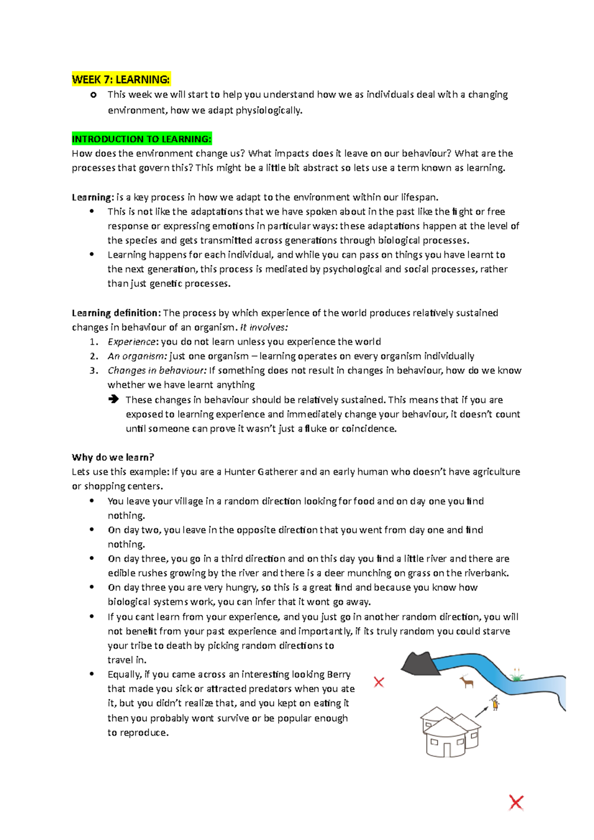 HPS111 WEEK 7-10 Module 3 notes - WEEK 7: LEARNING: o This week we will ...