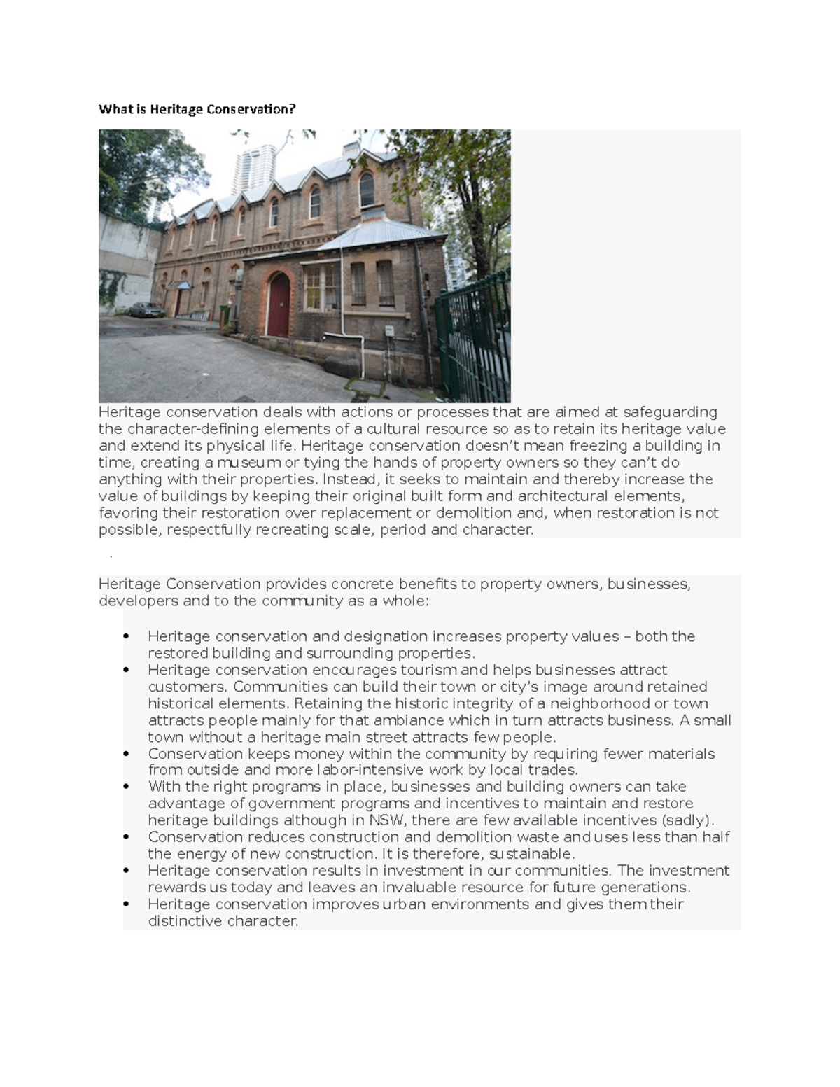 What Is Heritage Conservation - What Is Heritage Conservation? Heritage ...