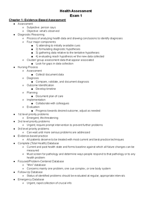 Full Head-to-Toe Assessment Script CPE - Bv ASSESSMENT- Neurological ...