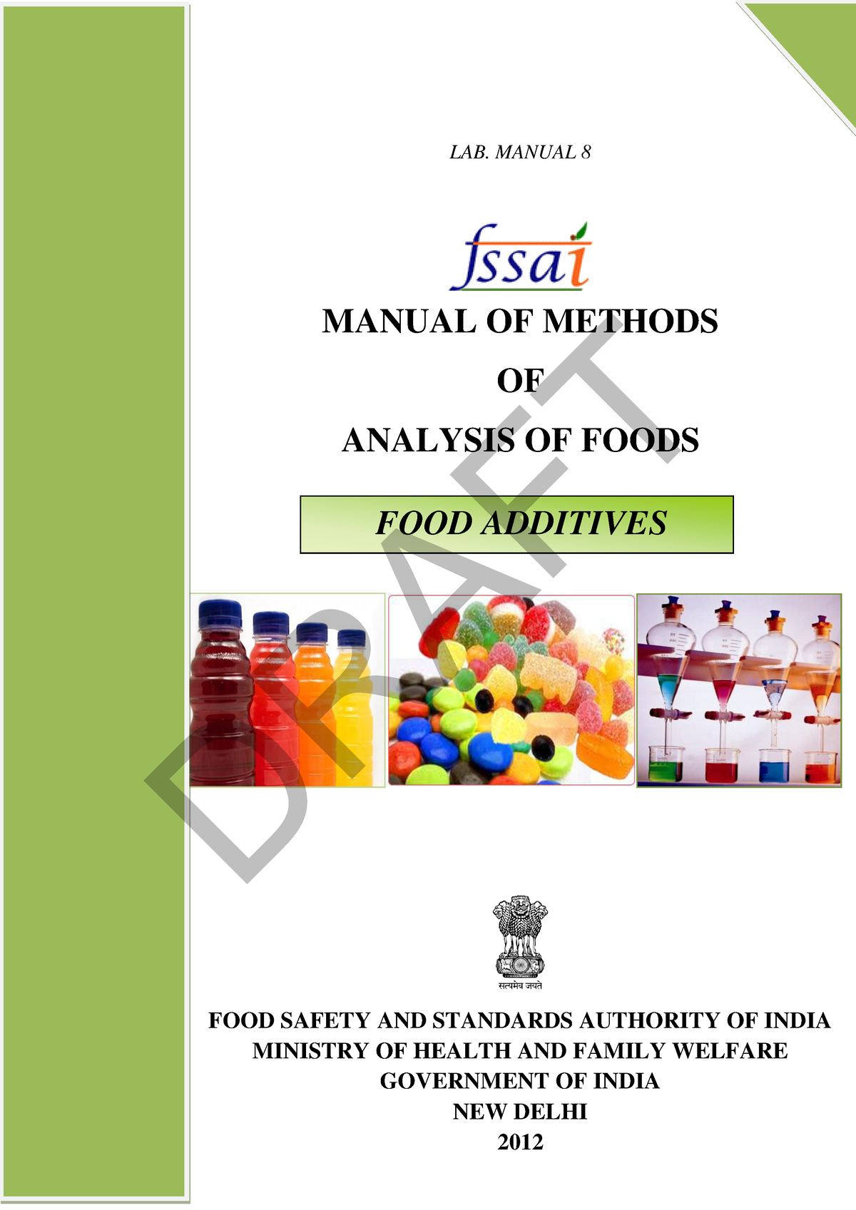 food additives experiment report