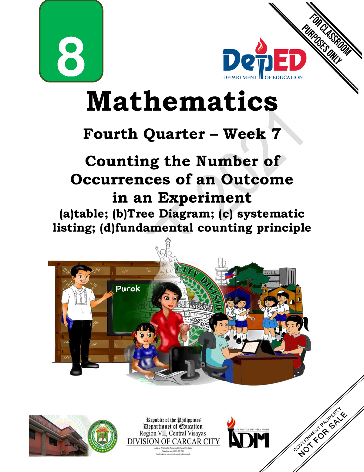 Math 8-Q4-Week 7 V - BSED - I Mathematics Fourth Quarter – Week 7 ...