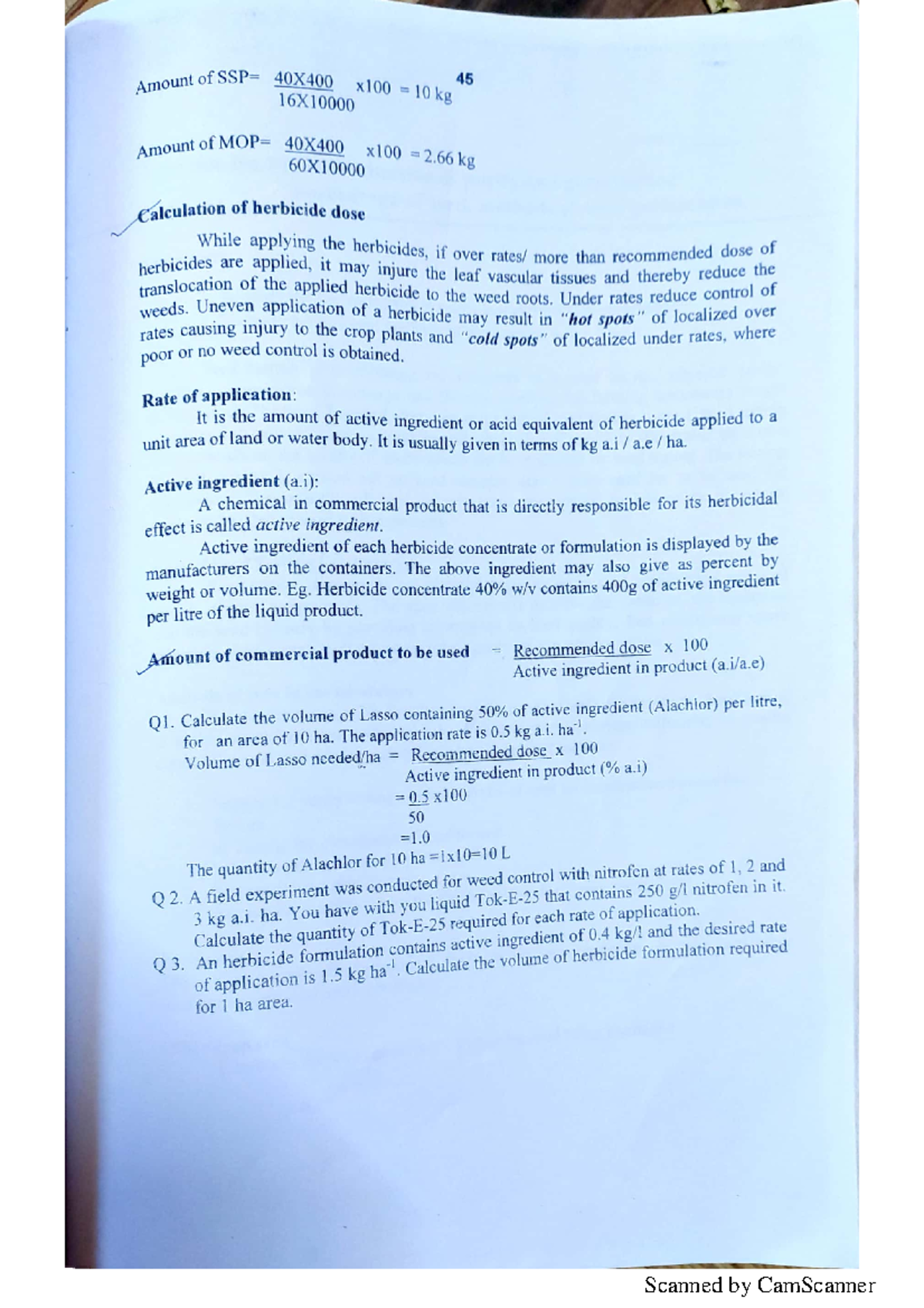 Agronomy Practical Notes - Soil & Agriculture Microbiology - Studocu