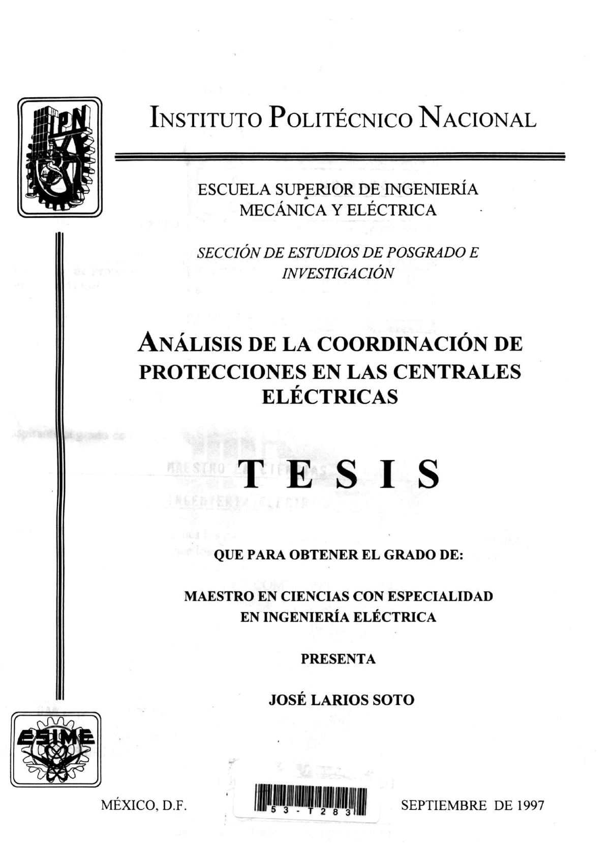 Analisis De La Coordinacion De Proteccion En Las Centrales Electricas ...