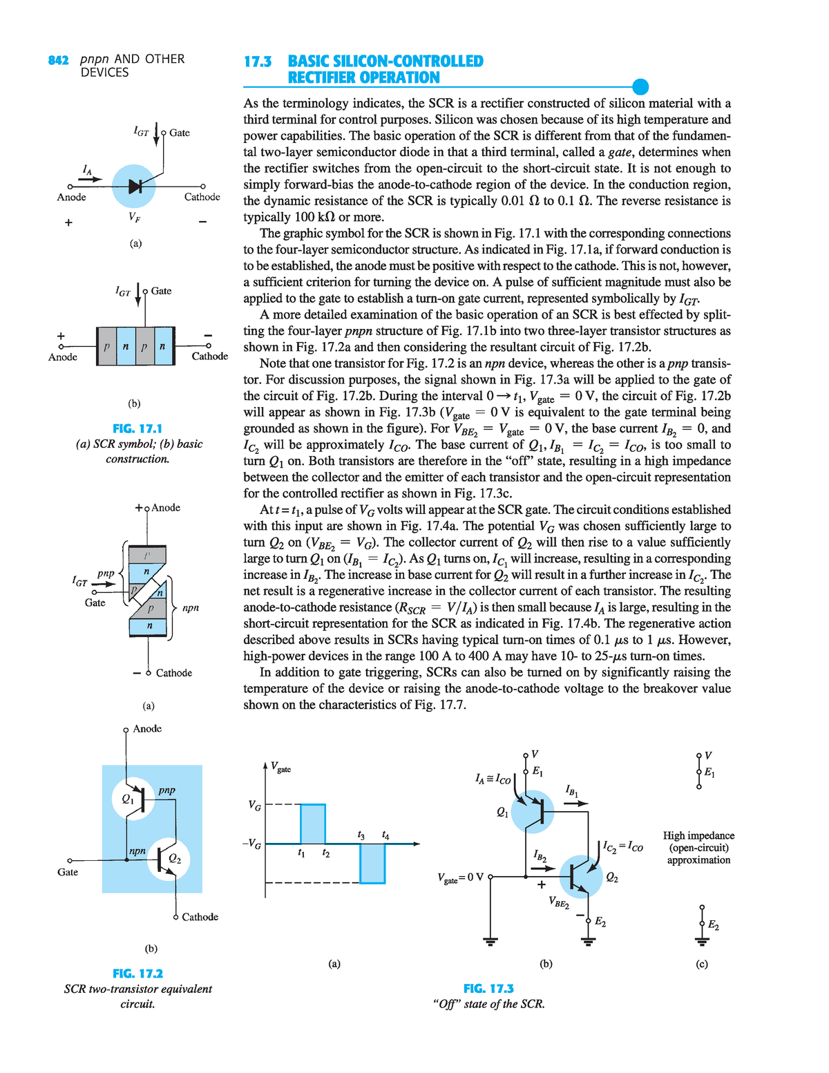 Basic Silicon- Controlled Rectifier Operation - Electronic Circuit ...