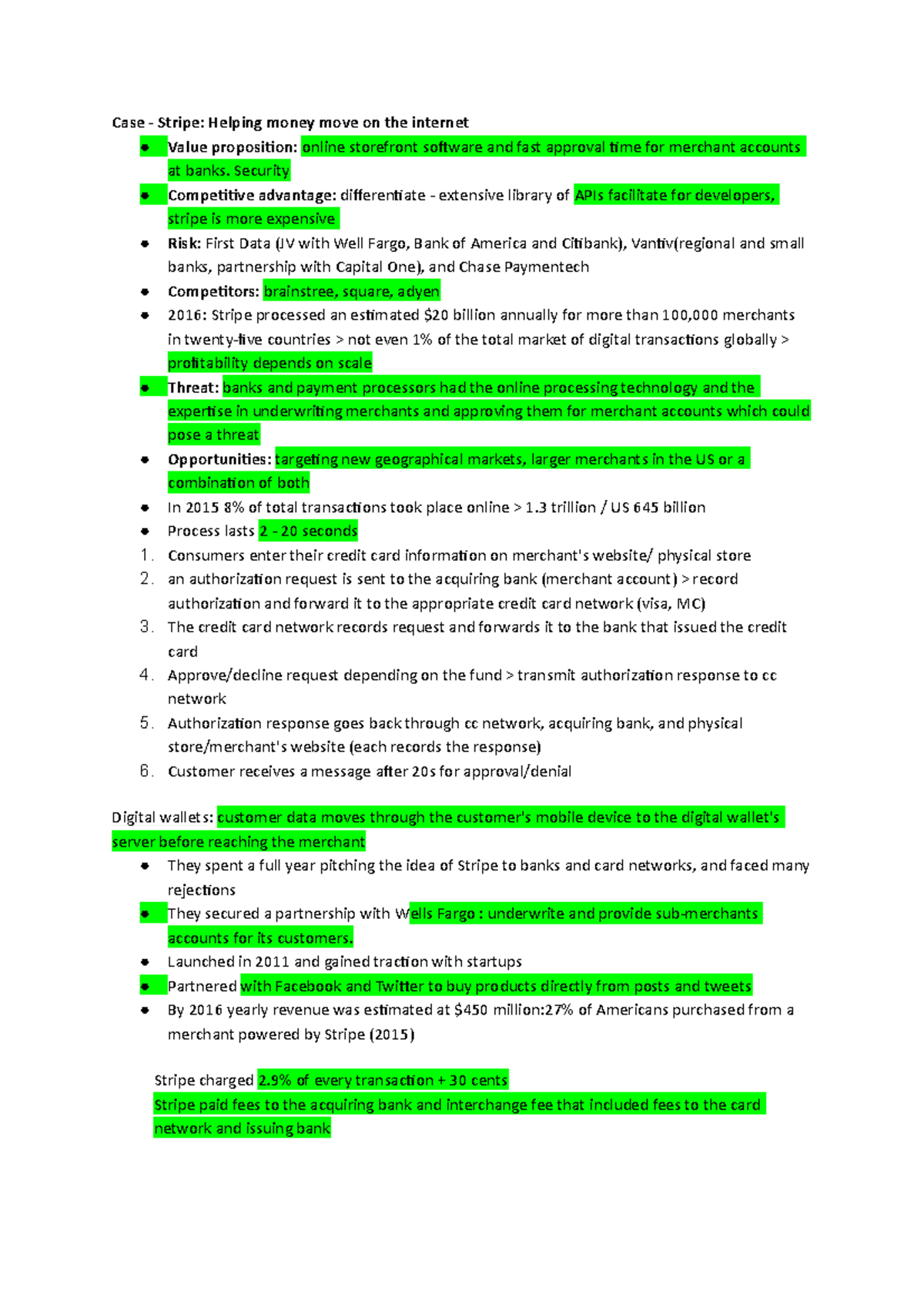 Stripe - Case Summary - Case - Stripe: Helping money move on the ...