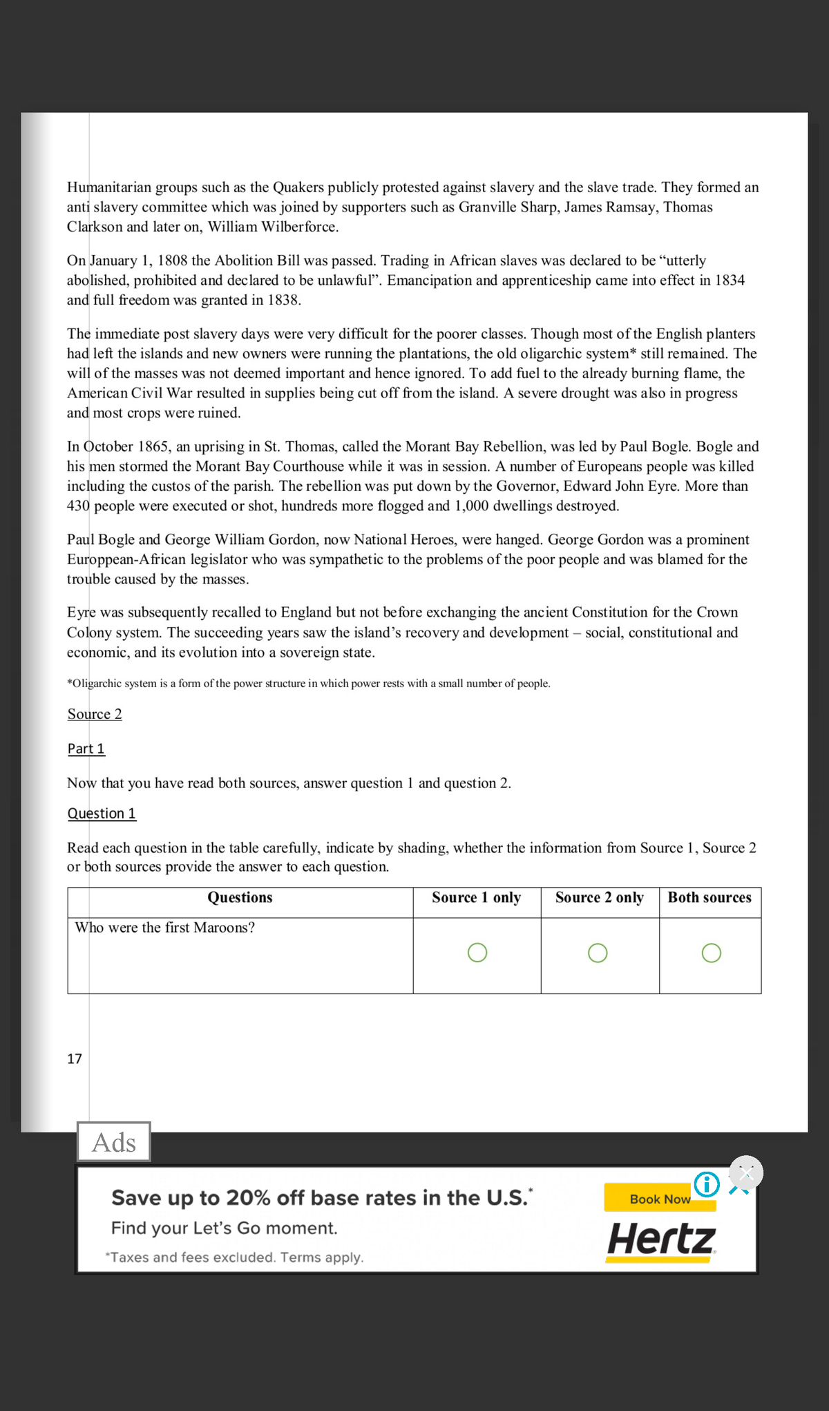 Grade 5 Pep Practice Performance Task Booklet - Corporate Law - Ads 