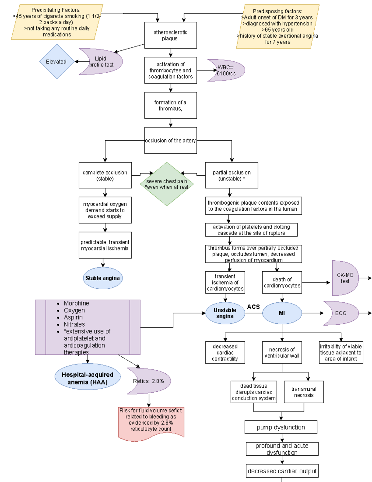 Anemia- Concept-MAP - pathophy - Precipitating Factors: 45 years of ...