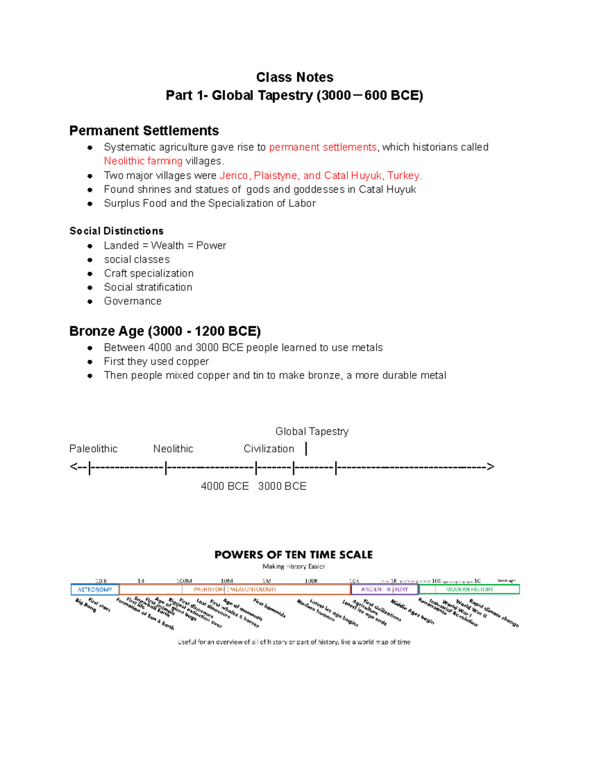 History Notes Google Docs Class Notes Part 1 Global Tapestry (3000