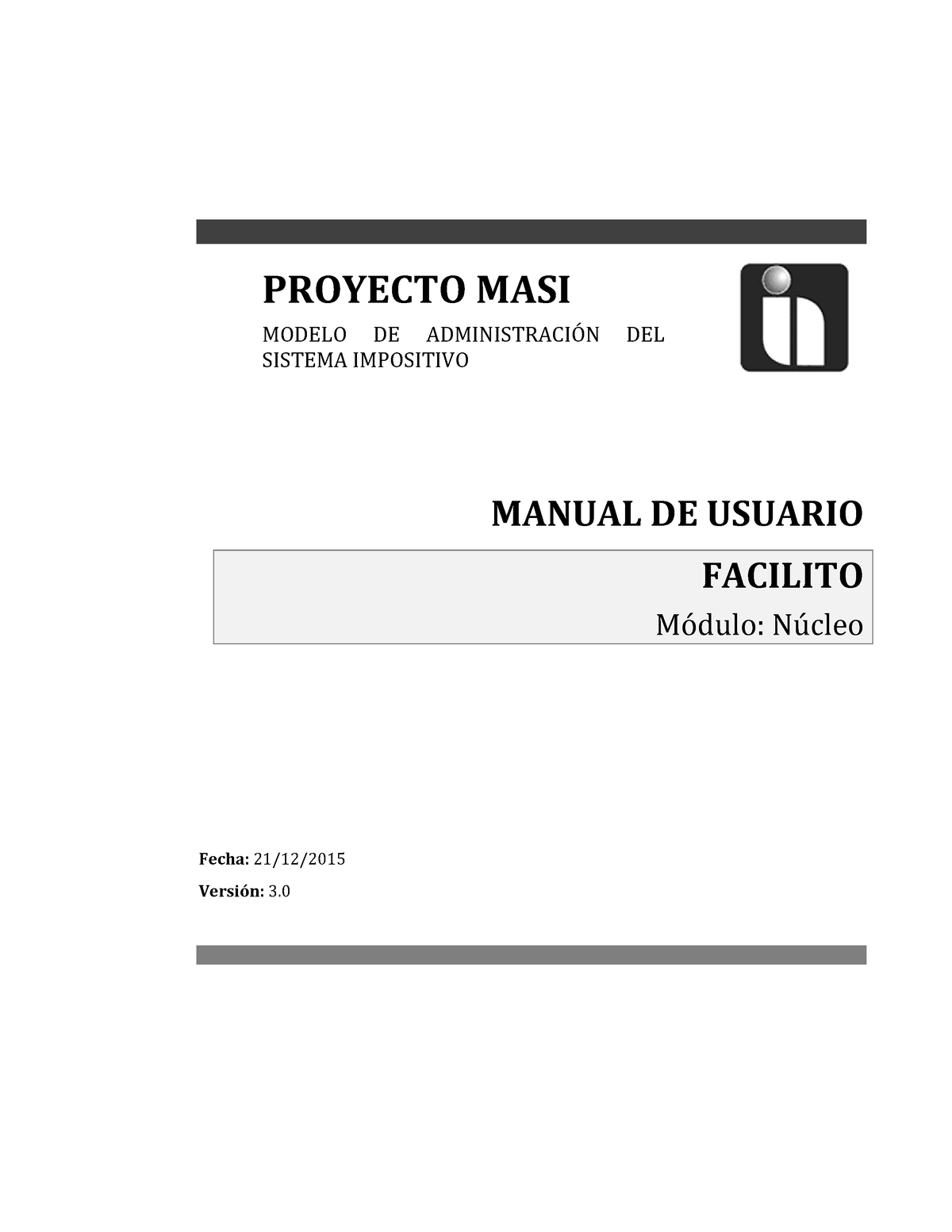 MU - Facilito Nucleo Ver 3 - PROYECTO MASI MODELO DE ADMINISTRACI”N DEL ...