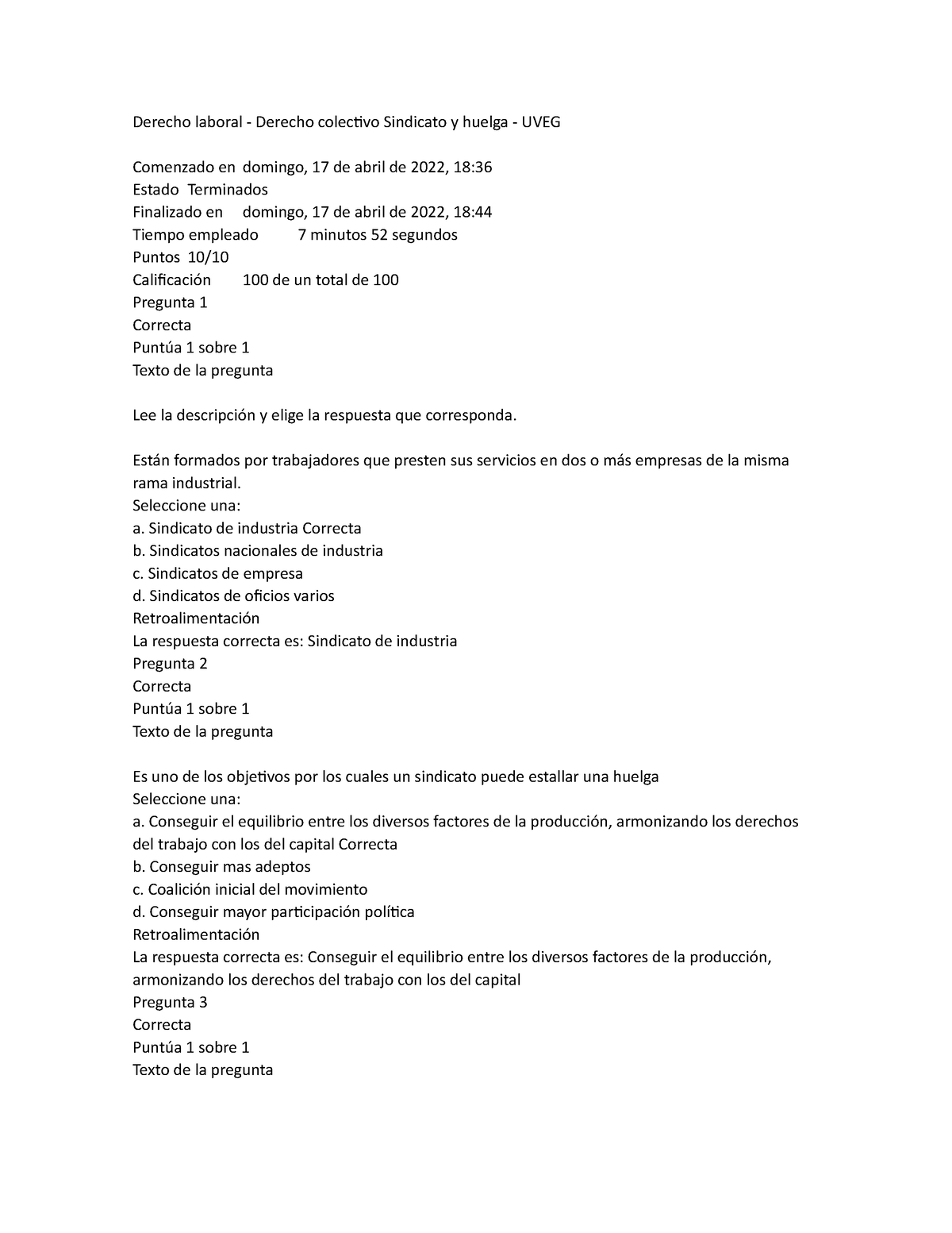 Derecho Laboral - Derecho Colectivo Sindicato Y Huelga - UVEG - Están ...