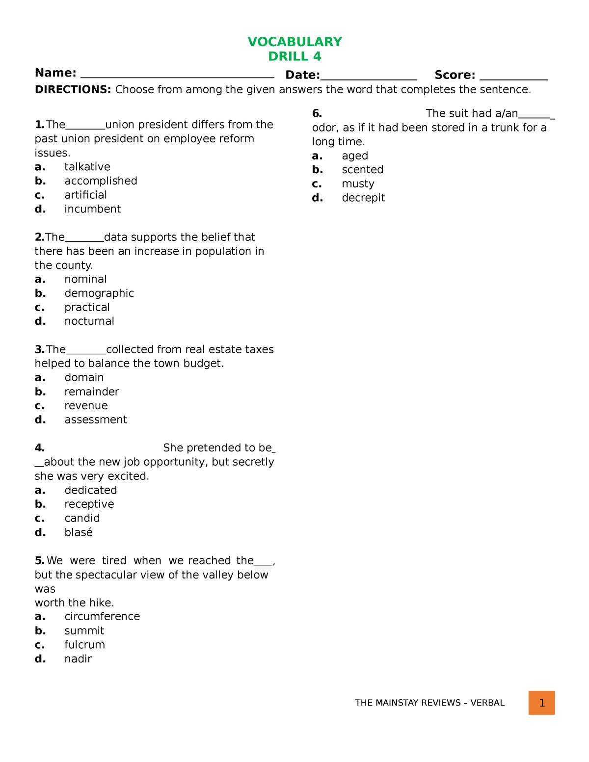 english-vocabulary-exam-4-the-mainstay-reviews-verbal-1-vocabulary