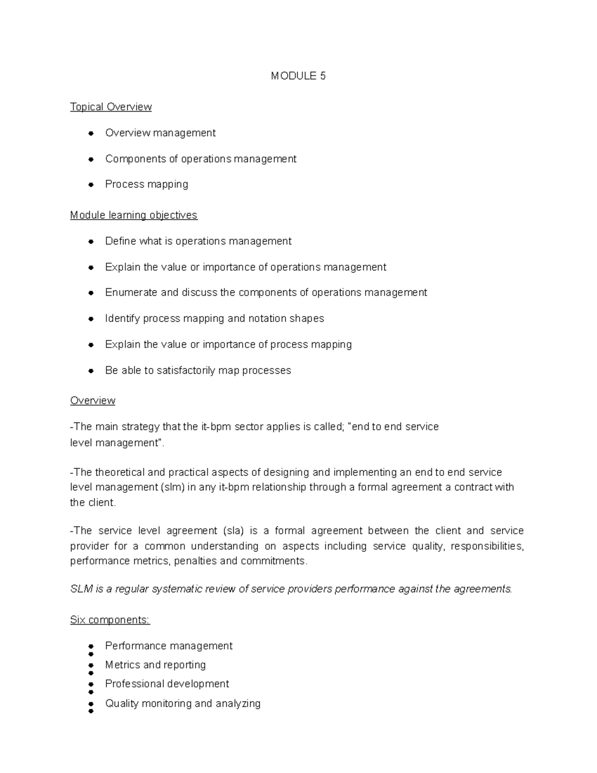 Formative 5 - EASY TO SEARCH - MODULE 5 Topical Overview Overview ...