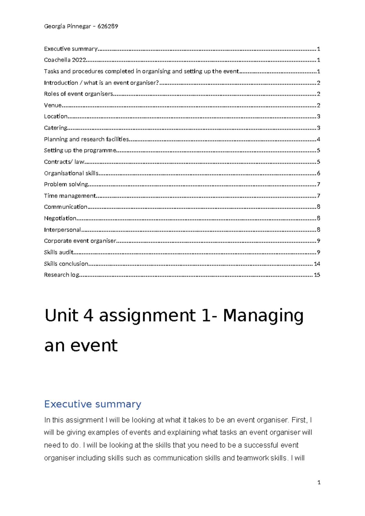 unit 1 assignment 3 amazon